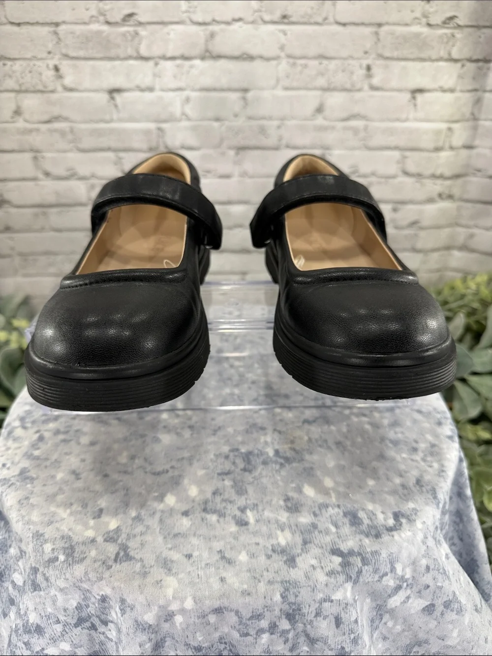 THE CHILDRENS PLACE - Black Round Toe Platform Mary Jane Casuals - Girls 3M 🖤